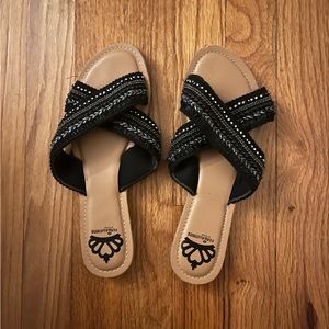 Fergalicous black sandals